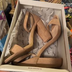 Beige Heels Open Toe