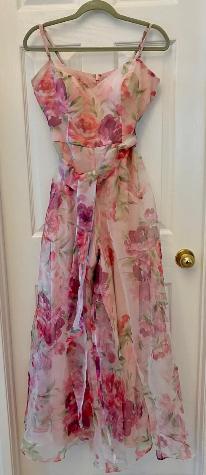 Beautiful Pink jumpsuit Floral Size M