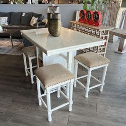 Table And 4 Stools 