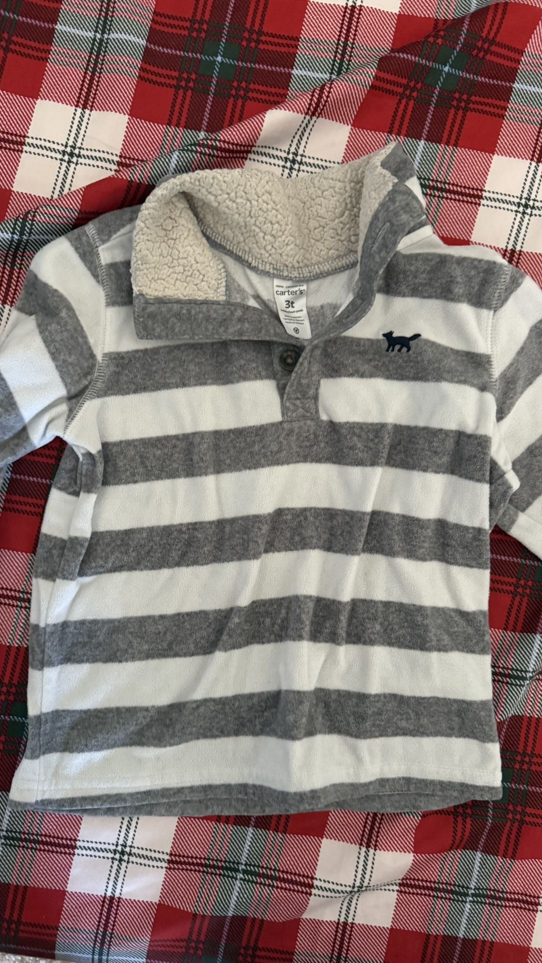 3T Carter’s Sherpa Lined Pullover Toddler Sweater