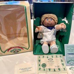 COLECO CABBAGE PATCH KIDS, Original Box, Birth Certificate, Sailor, Jules Milton