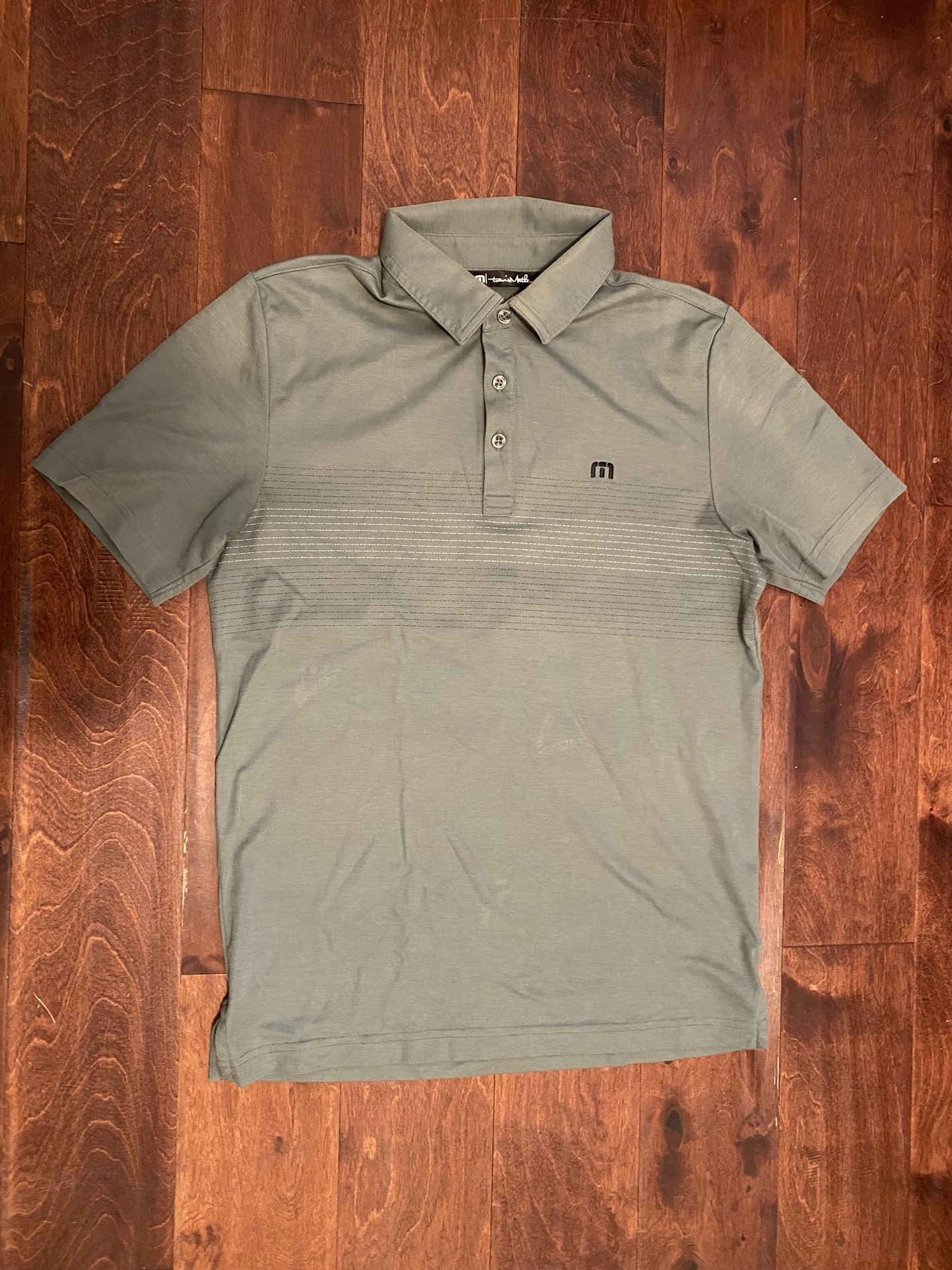 Travis Mathew Golf Polo T-Shirt S Gray