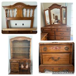 Wood bedroom Furniture Set, Including Bedframe