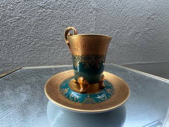 Antique Porcelain Cup and Saucer Set