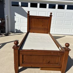 Twin Wood Bed frame 