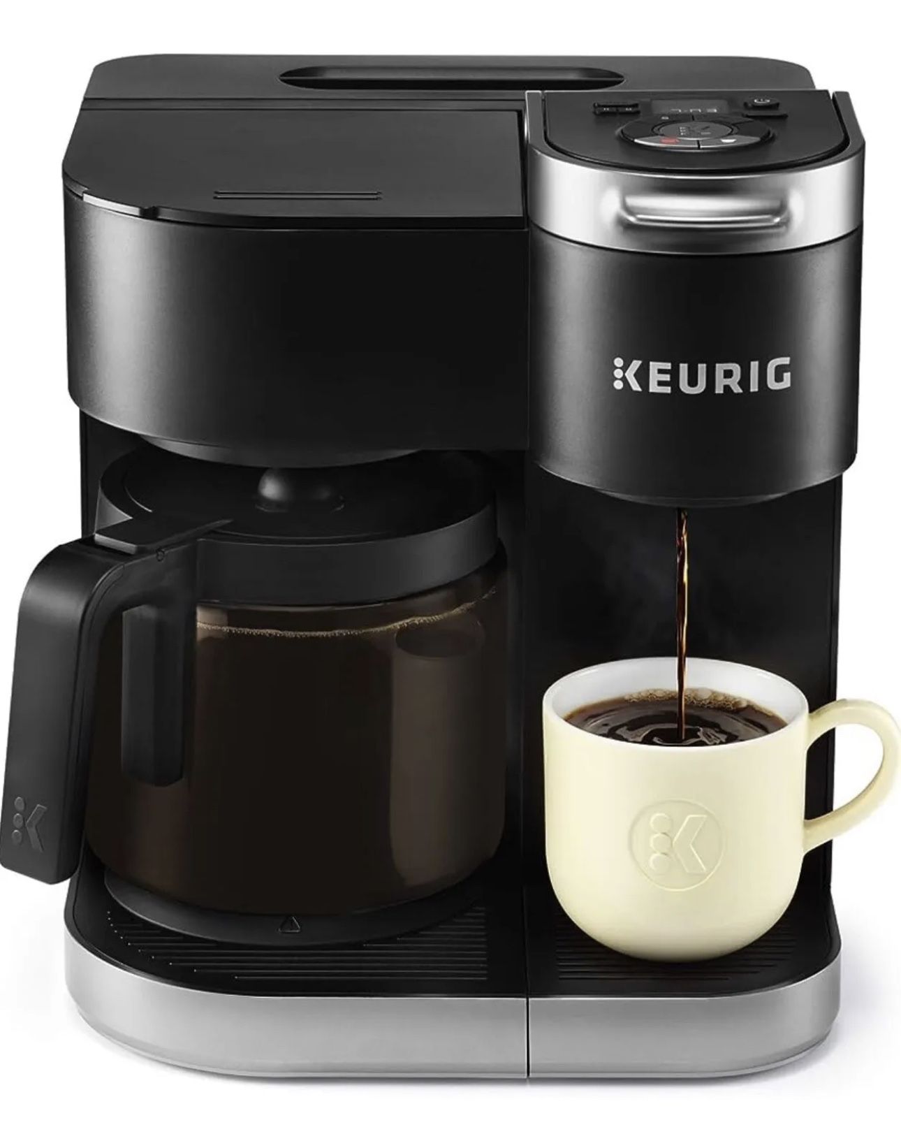 BRAND NEW Keurig K-Duo Single Serve K-Cup Pod & Carafe Coffee Maker, Black