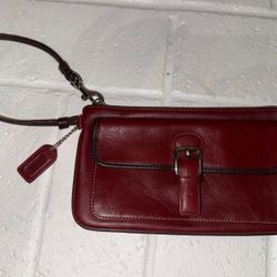Vintage Coach wristlet