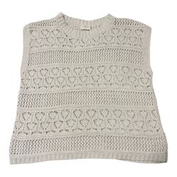 Cyrus Women's Cream Knit Sweater Size M