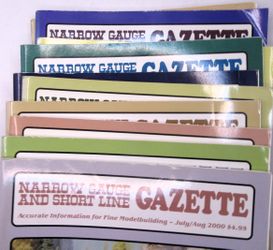 Train - Narrow Gauge & Short Line Gazette Magazines 11 Issues (1995–2008)