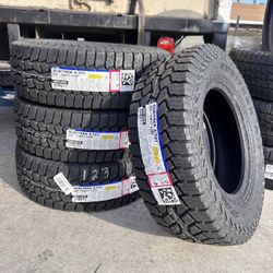 265/70/17 Falken Rubitrek AT New Tires Installed And Balanced 