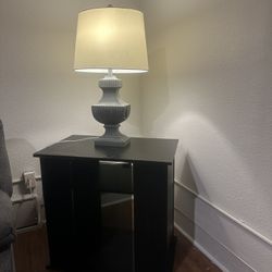 Black Stand And  big Light