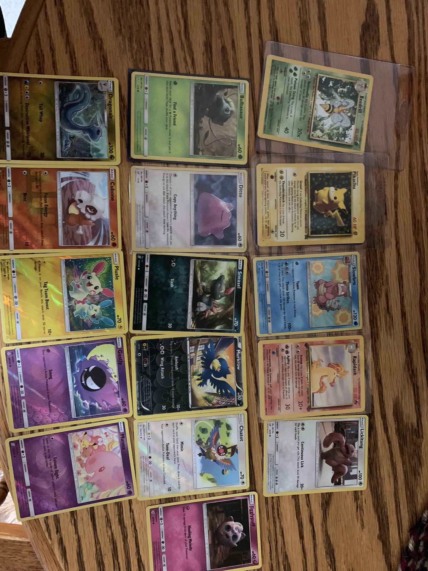 Mint condition Pokémon cards/online codes message for prices