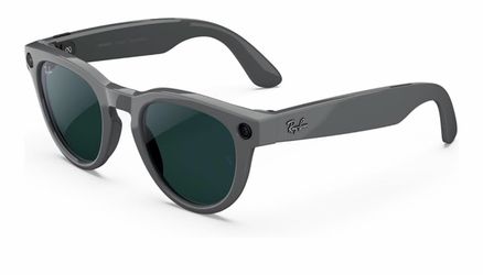 Ray-Ban Meta (Gen 2), Headliner, Shiny Asteroid Grey | Smart AI Glasses for Men, Women
