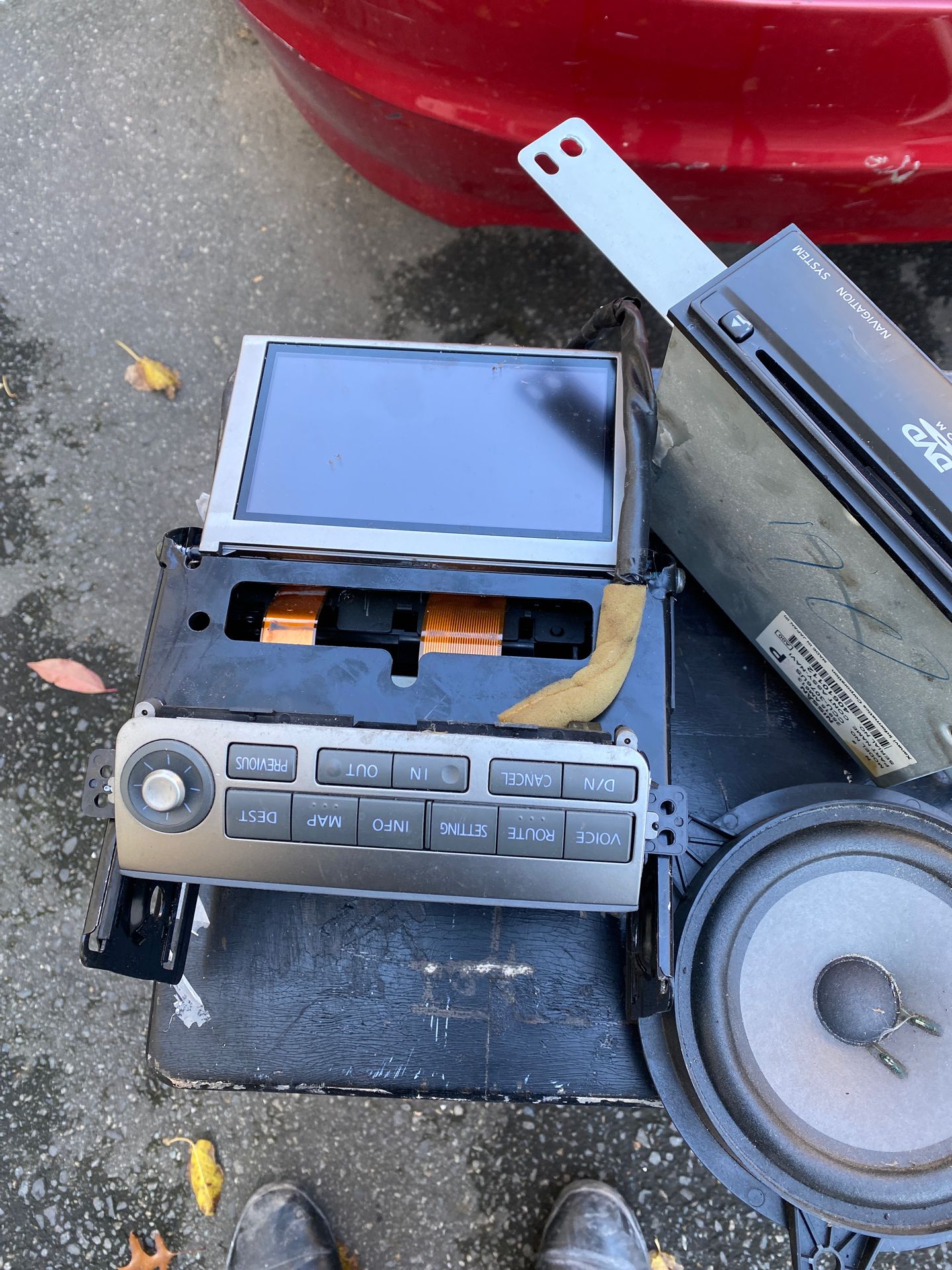 06 infinity g35 radio dvd speaker and control