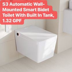 ❤️‍🔥 Wall Automatic T-O-I-L，Smart toilet $280
