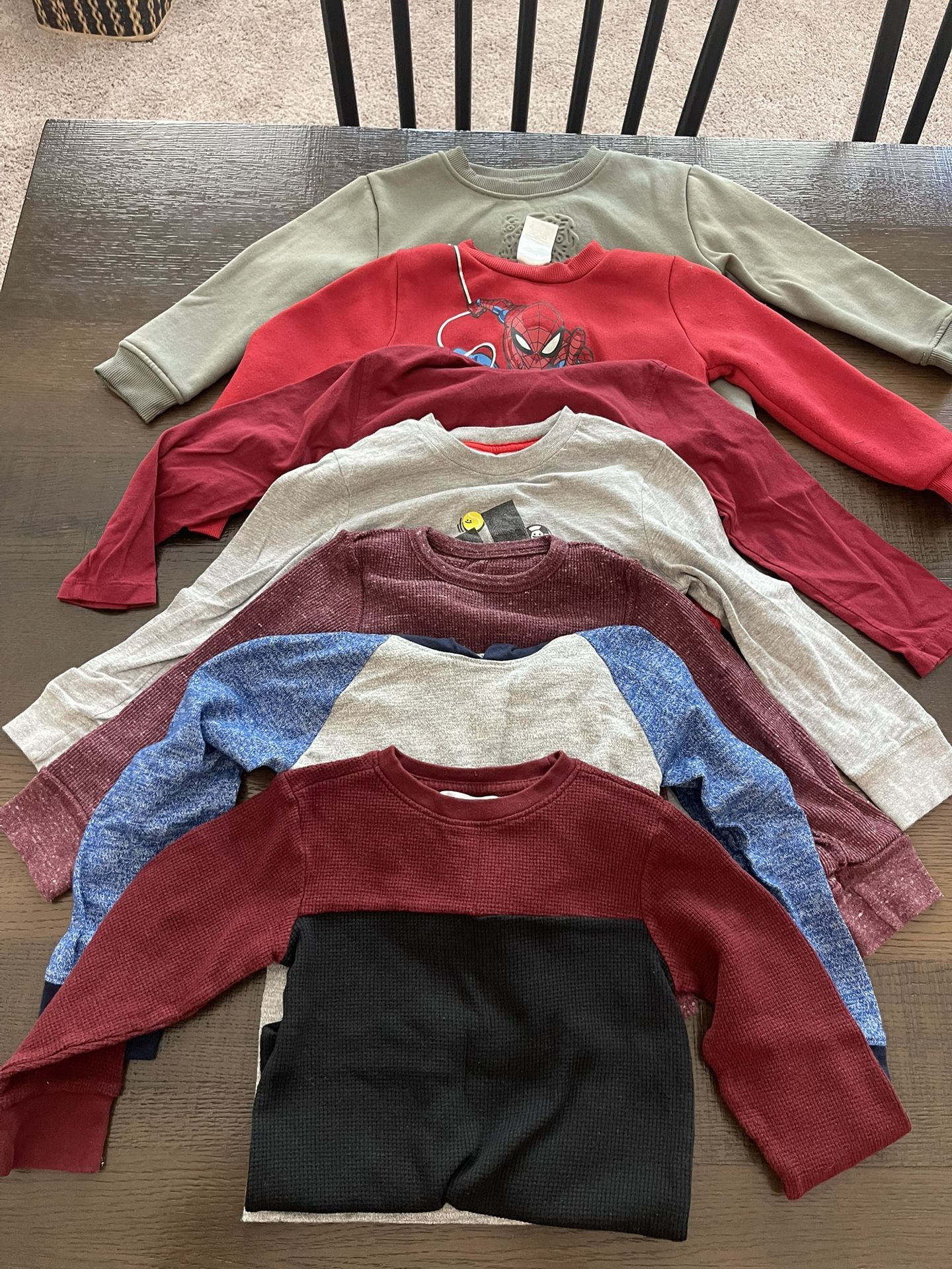 4t Boys Long Sleeve Shirts