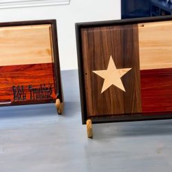 Custom Texas Flag Cutting Boards