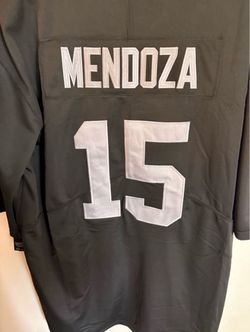 Fernando Mendoza #15 Raiders Black Jersey –Large– New With Tag