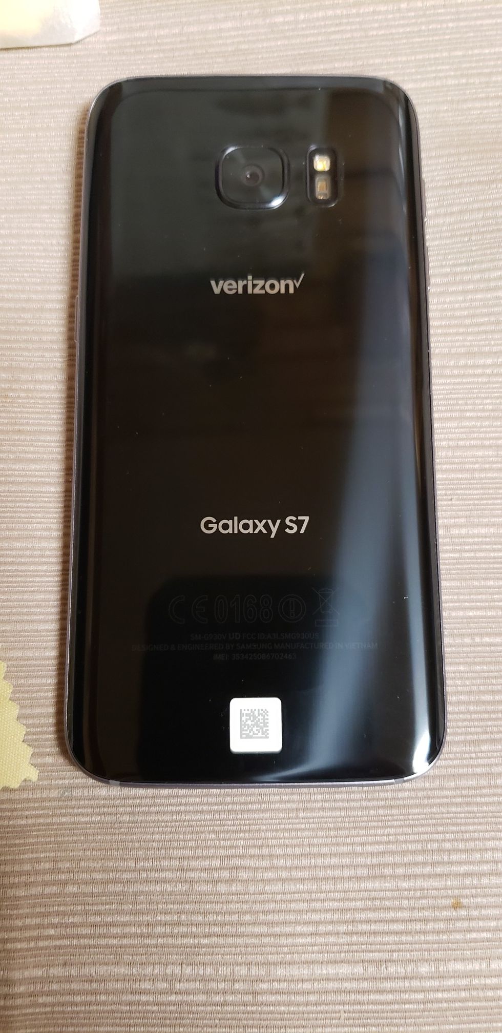 Black Samsung Galaxy S7 (Verizon prepaid), located in Sylva, NC