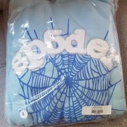Spider Hoodie Sky Blue