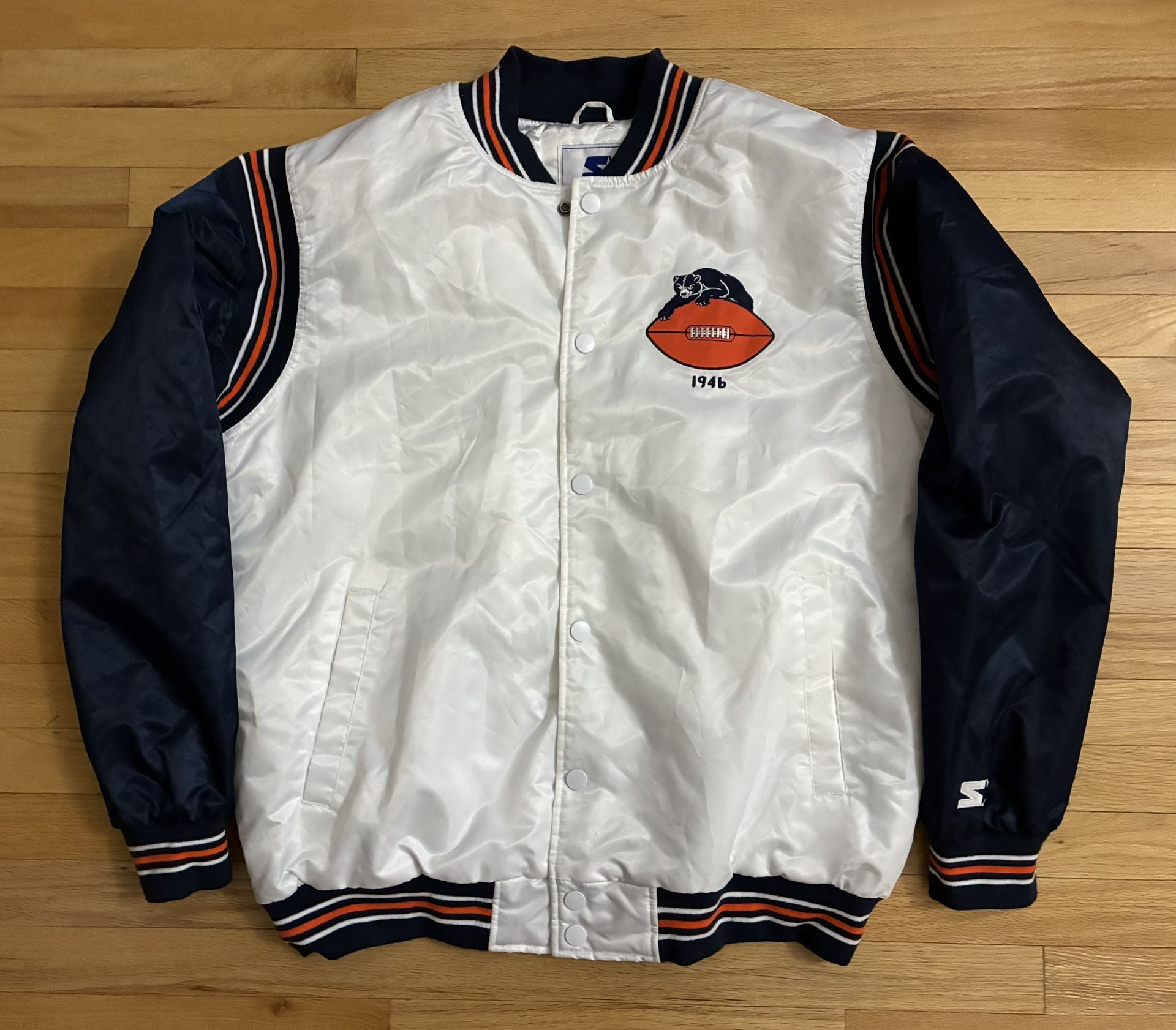 Chicago Bears 1946 Starter Jacket Coat Men’s Size XXL