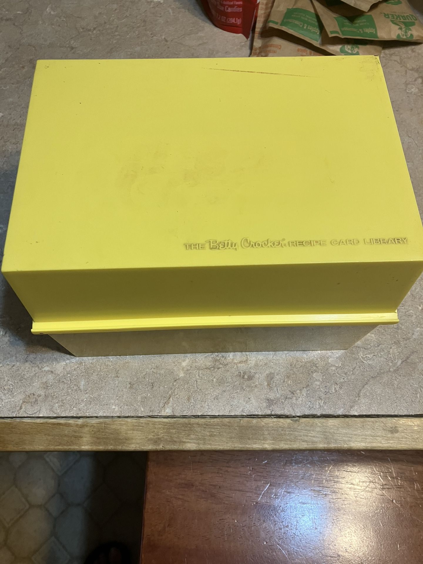 Vintage Betty Crocker Recipe Box