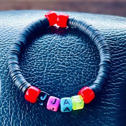 Custom Clay Disc Bracelets