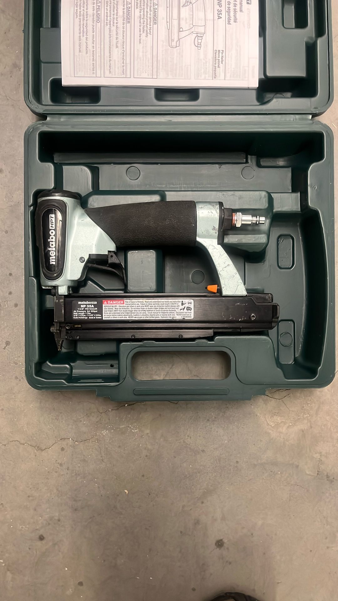 Metabo NP 35A “PIN NAILER”