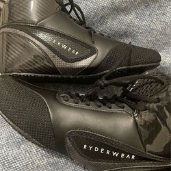 Ryderwear D-Mak Carbon Fiber Shoes Mens Size UK 12Black BoxingAthletic Gym