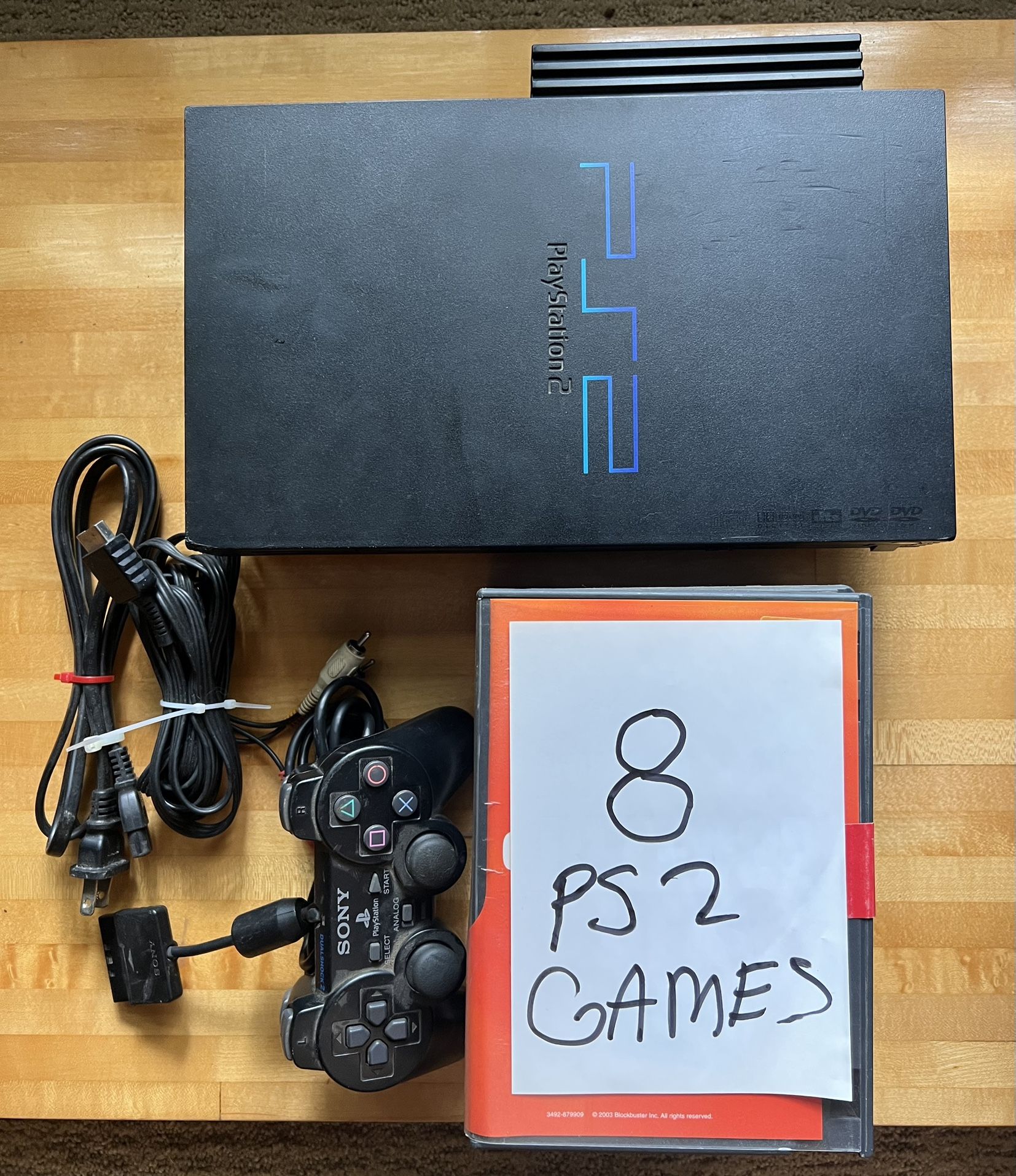 Ps2 With 8 Games PlayStation 2