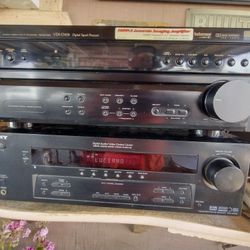 Sony And  Onkyo Recivers 