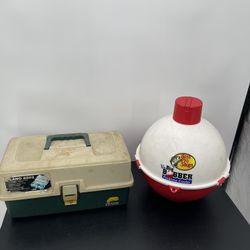 Plano Tackle Box and Floating Cooler 