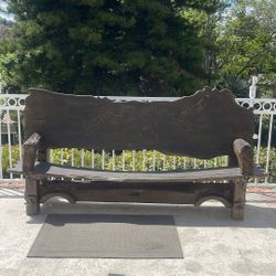 Wood Bench