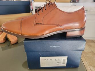 Cole Haan Lenox Hill Cap Oxford British Tan Color Mens Size 11.5 Dress Shoe

Brand new!