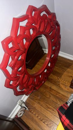 Red Beautiful Mirror