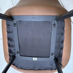 Four Leatherish Chairs