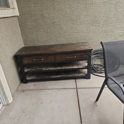 Industrial Metal And Wood Table