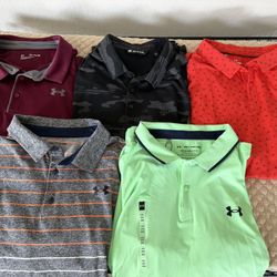 Men’s Golf Polos • Size XXL • $60 For All 5 • Pick Up In Deer Park Tx