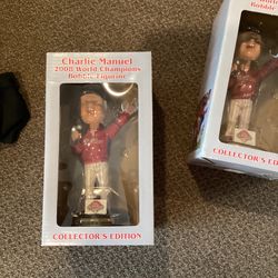Philadelphia Phillies Charlie Manuel World Series Bobble Head New In Box 