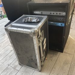 Roadie Cases, Drive Rack And Speakers