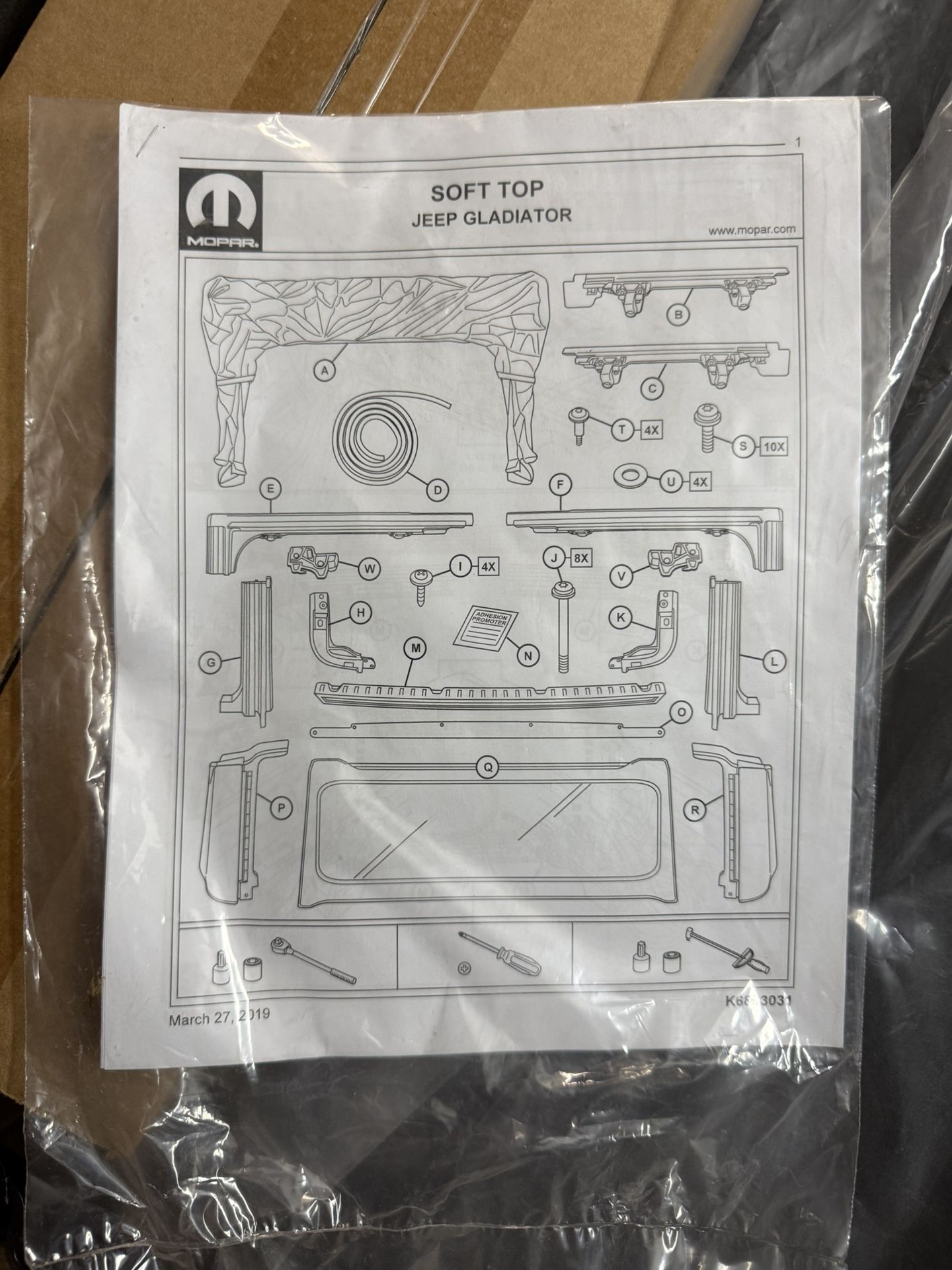 Oem Jeep Gladiator Soft Top 