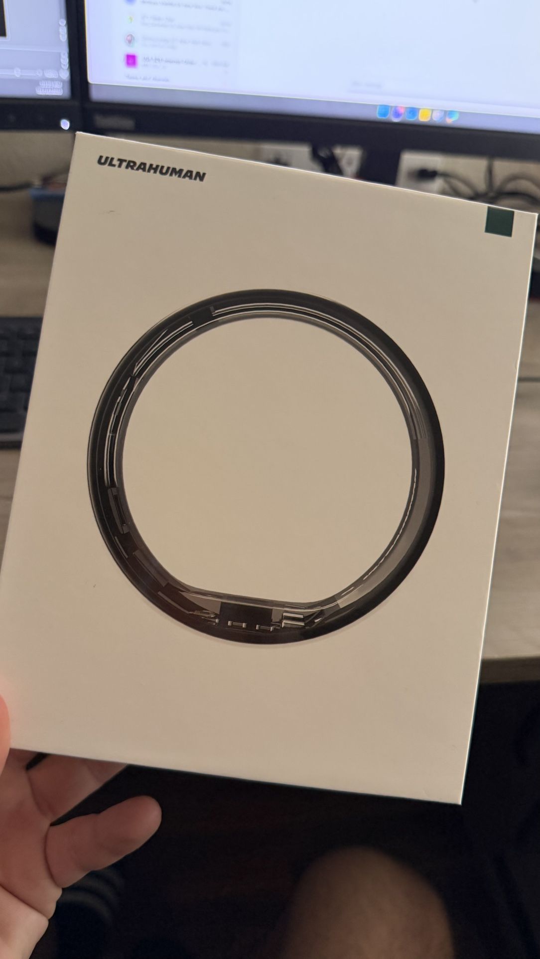 Ultrahuman Air Raw Titanium Size 9