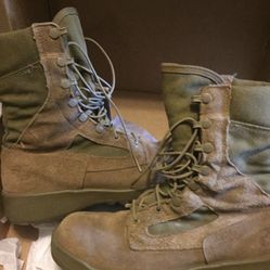 Military Boots size 5.5 and a size 6.