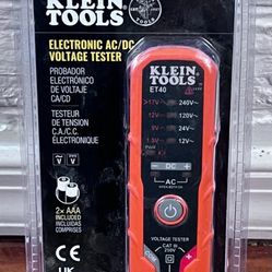 Klein Tools ET40 Electronic AC/DC Voltage Tester 12 to 240V AC, 1.5 to 24V DC