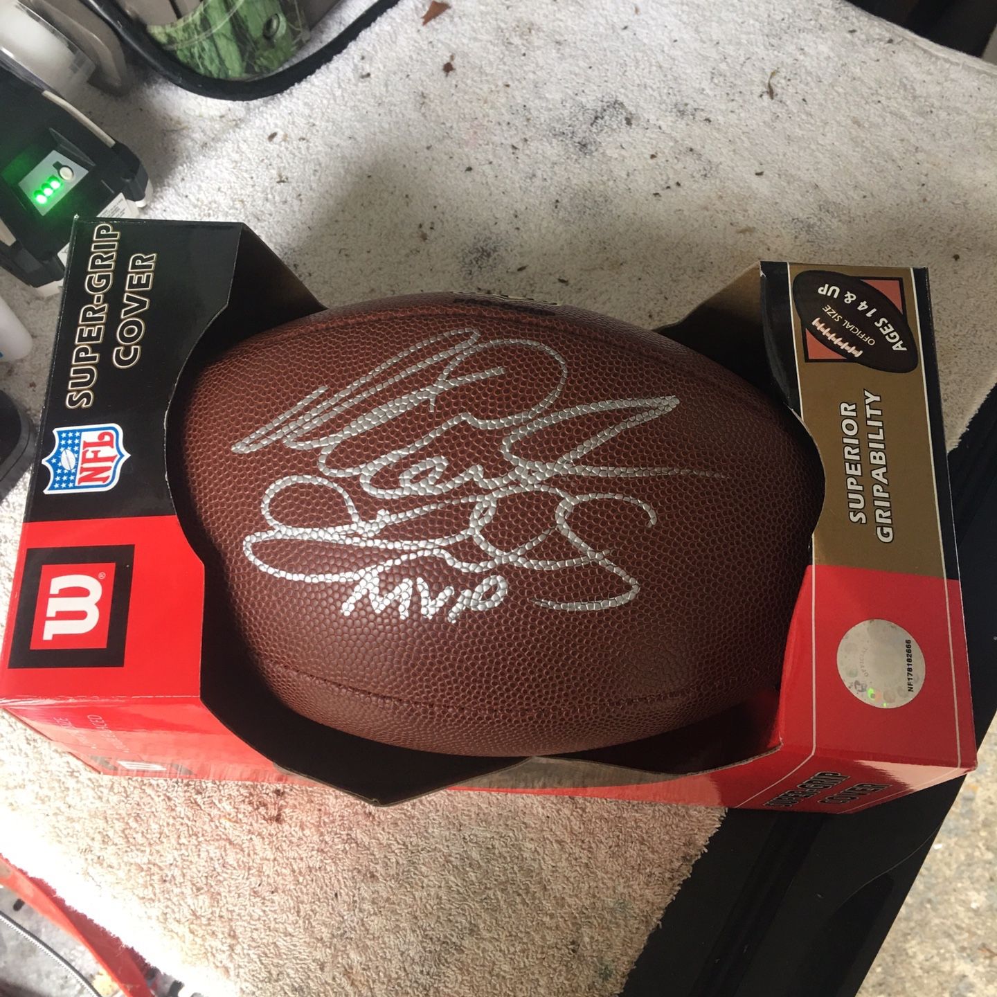 Autographed Richard Dent MVP Football See My Site Over 350 Sports Collectibles
