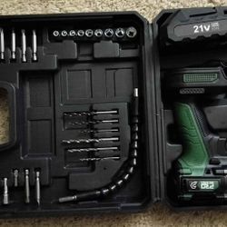 Cordless, brushless driver drill with two Lithium batterries and charger/see discription / new 👍👍