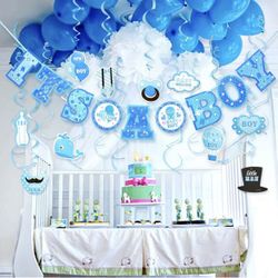 Its A Boy Baby Shower Decoration Kit