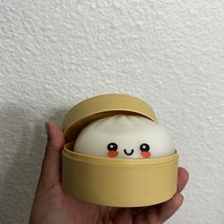 Viral Rainbow UV Light Dumpling Squishy 🥟💛