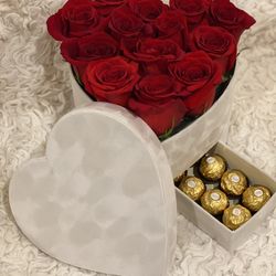 Valentine’s Velvet Rose Heart