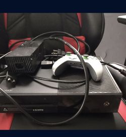 Xbox One With Controller And Wires